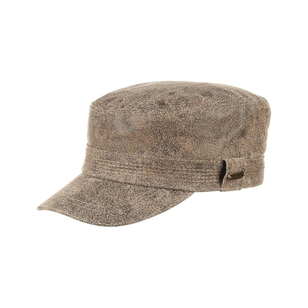 Ephrata Leather Army Cap by Stetson