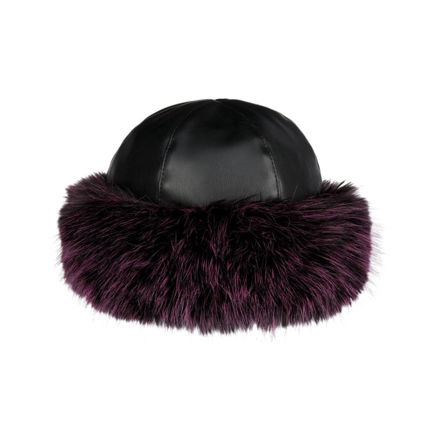 Fake Leather Toque Women�s Hat by Lierys