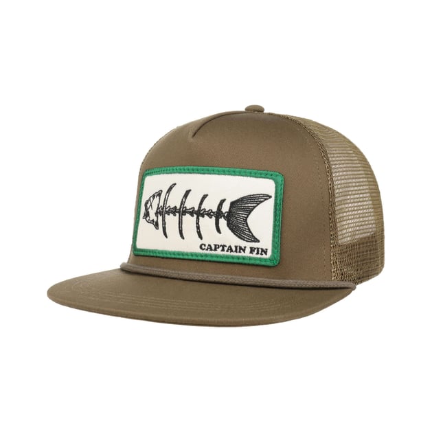 Fishbones Trucker Cap by Captain Fin