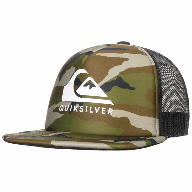 Foamslayer Camo Trucker Cap by Quiksilver --> Shop Hats, Beanies
