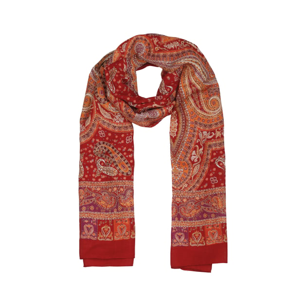 Great Ornament Scarf with Silk by Roeckl