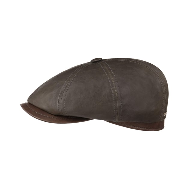 Hatteras Lamb Goat Flat Cap by Stetson