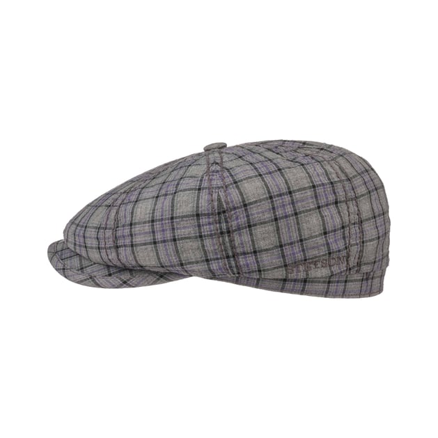 Hatteras Seersucker Flat Cap by Stetson