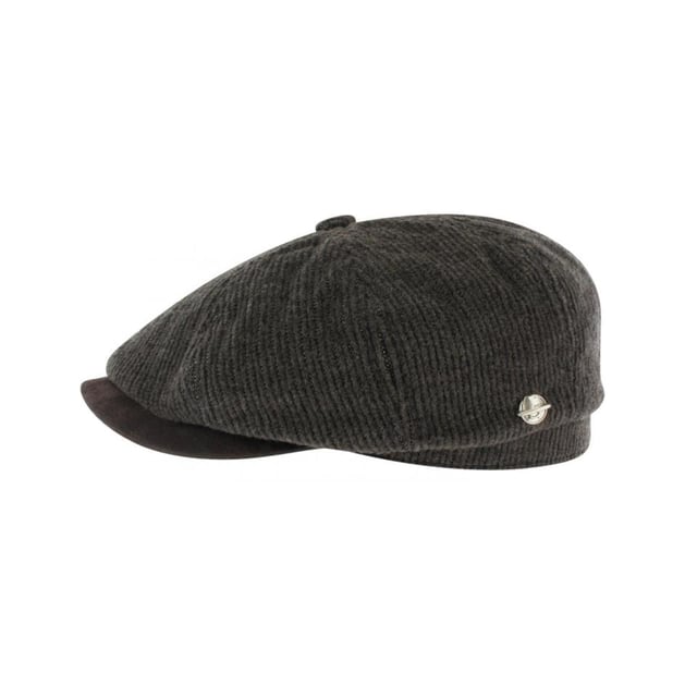 Hatteras Wool Corduroy Flat Cap by Stetson