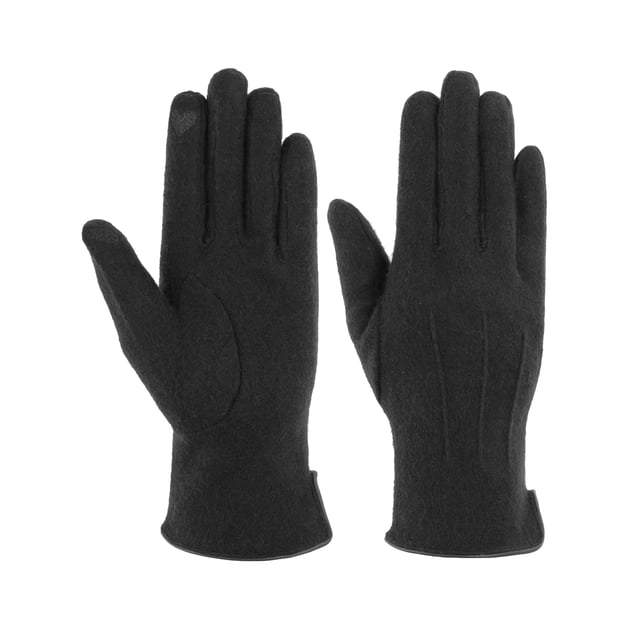 Heart Touch Wool Felt Gloves by Lipodo