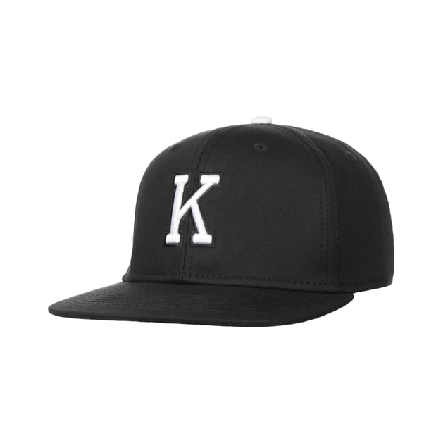 K Letter Snapback Cap