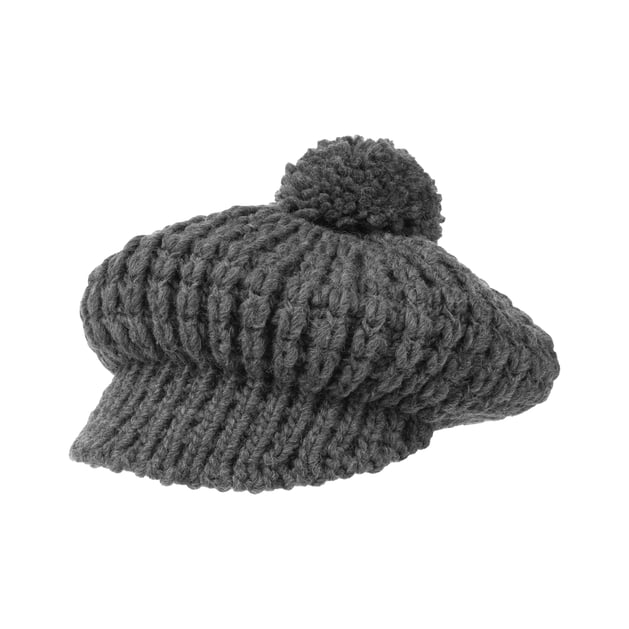 Kati Knit Beanie with Peak and Pompom by McBURN 42,95 € - Main Image