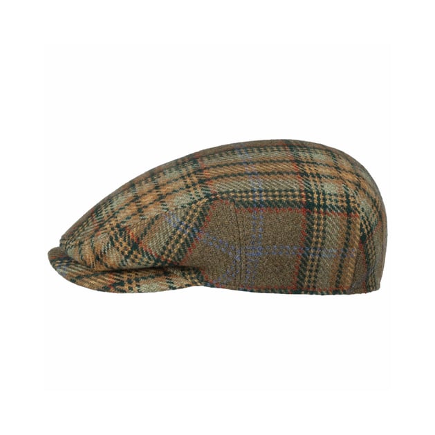 Kent Check Flat Cap by Stetson