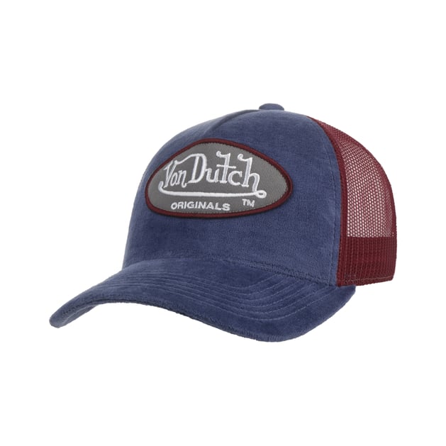 Logo Velvet Trucker Cap by Von Dutch