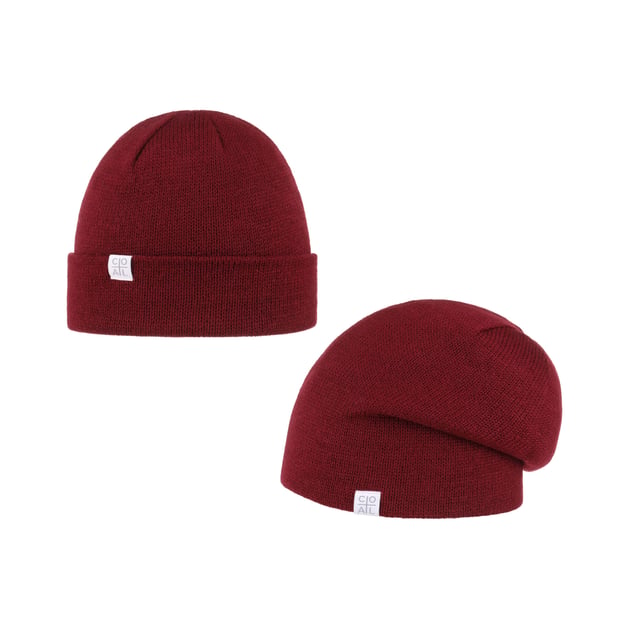 Long Beanie with Cuff by Coal