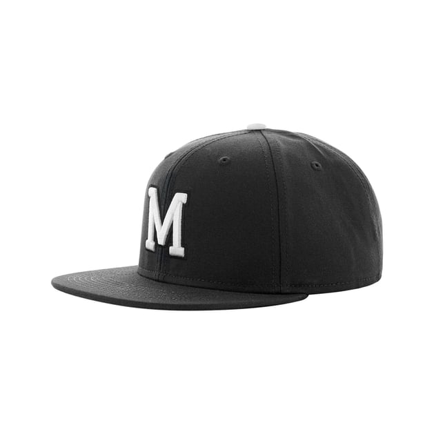 M Letter Snapback Cap