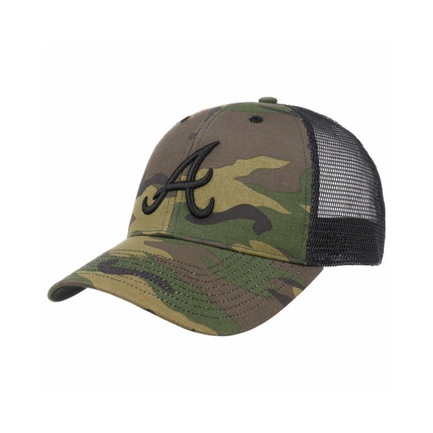 MVP Camo Braves Trucker Cap by 47 Brand