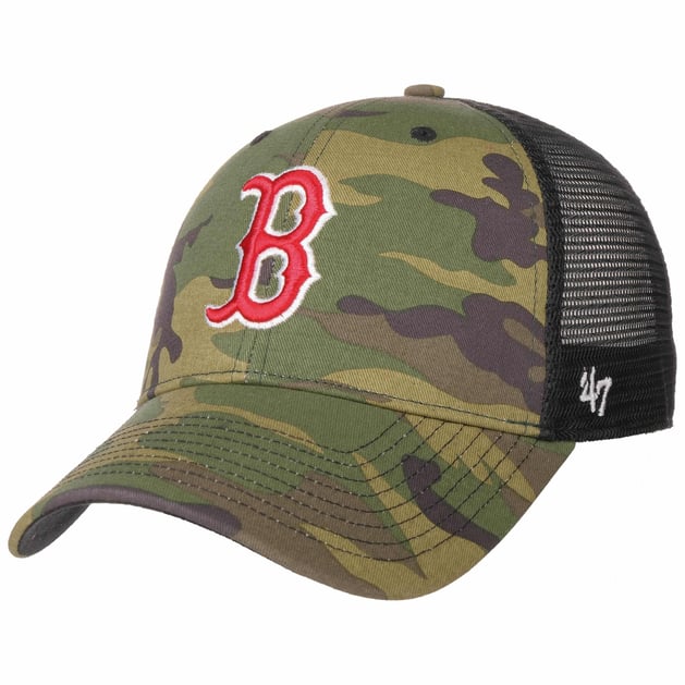 MVP Camo Red Sox Trucker Cap by 47 Brand Shop Hats Beanies Caps online Hatshopping