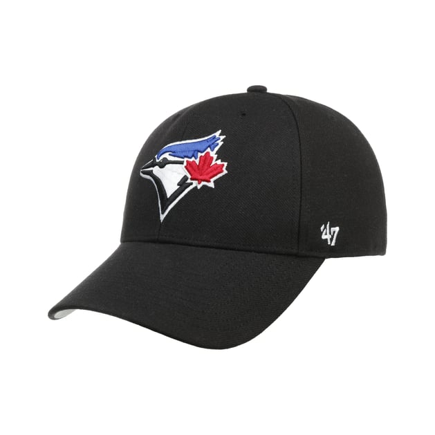 Casquette Ajustable Toronto Blue Jays Noire MVP - Marque '47 - Taille Unique Pour Homme