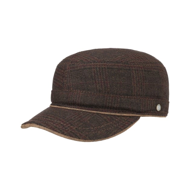Malba Glencheck Army Cap by Stetson