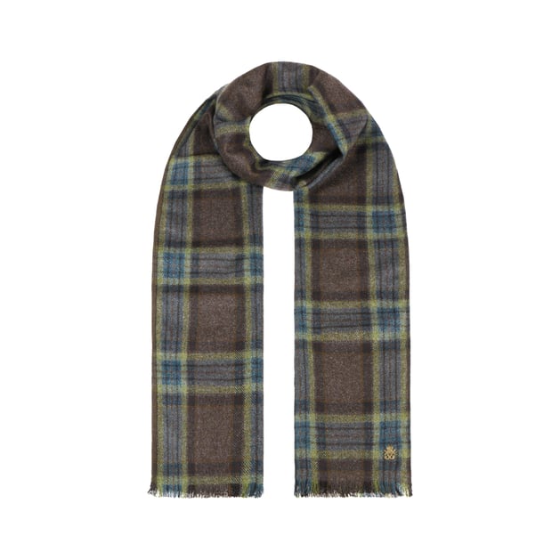 Marzio Wool Check Scarf Zechbauer by Mayser