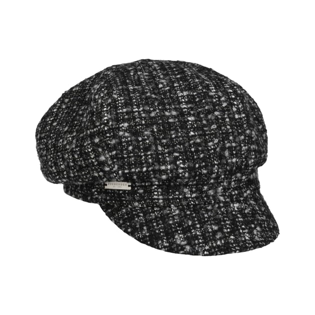 Menavella Tweed Newsboy Cap by Seeberger