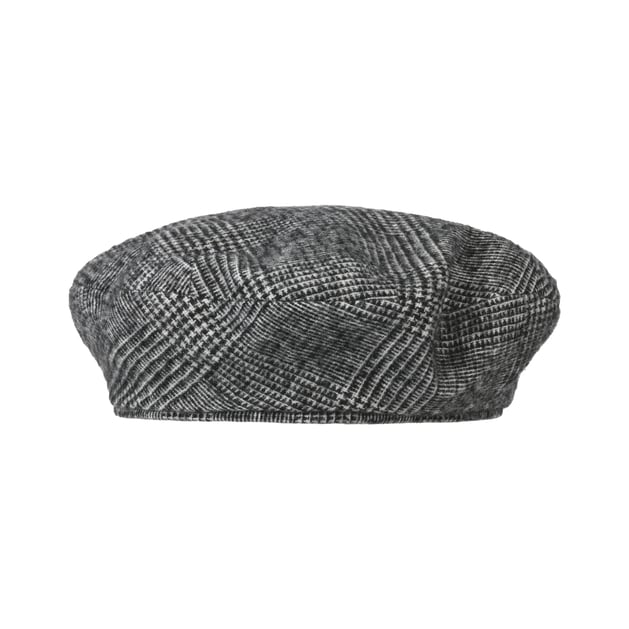 Michell Pepper Glencheck Beret by Mayser