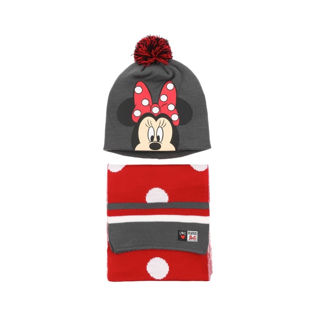 Minnie Mouse Beanie & Scarf