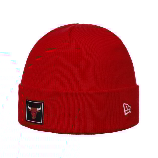 NBA Bulls Team Cuff Beanie Hat by New Era