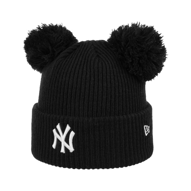 NY Yankees Double Pom Beanie Hat by New Era
