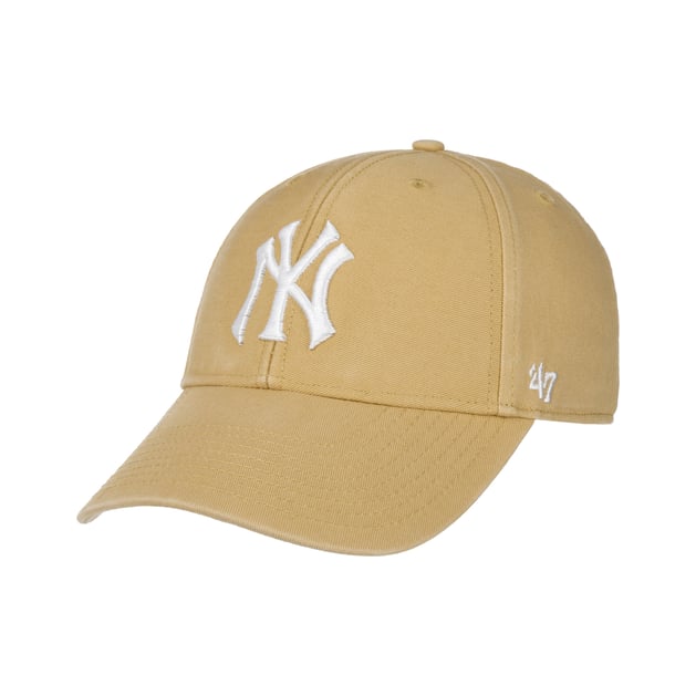 Anthropologie  47 Brand Gold NY Yankees Baseball Cap 47 Yankees Herringbone Baseball Cap - Beige | Editorialist main image 4