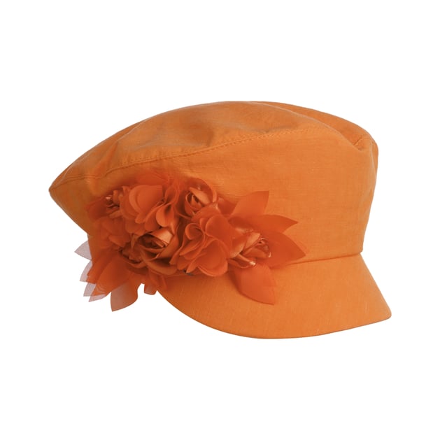 Newsboy Cap with Flowers by Lierys