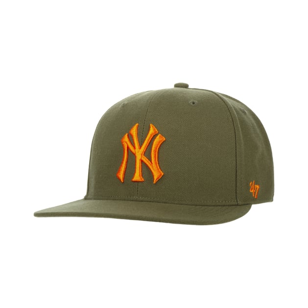 No Shot Flat Brim Yankees Cap by 47 Brand