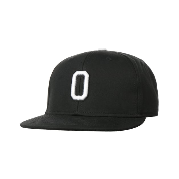 O Letter Snapback Cap