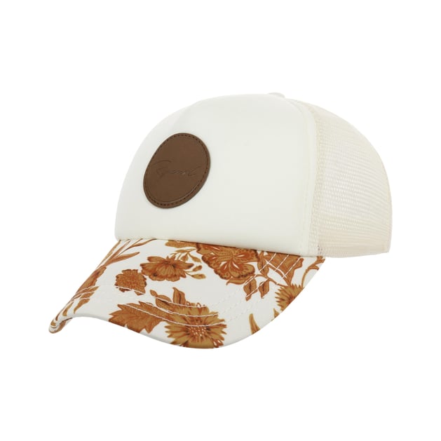 Coastal 'Higher Tides' White Trucker Cap – Adjustable Snapback, Mesh Back, Stylish Sun Protection Hat - View #8