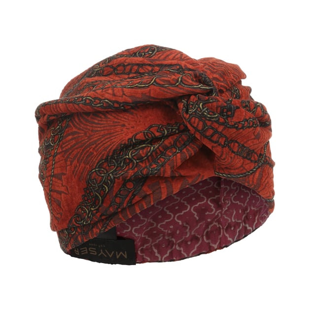 Omara Chain Print Turban by Mayser