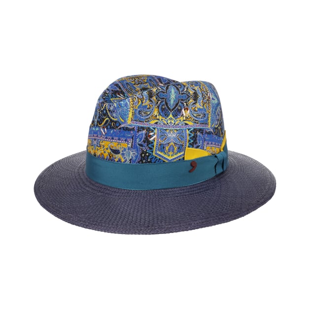 Palcanto Panama Brim Linen Hat by Alfonso D�Este