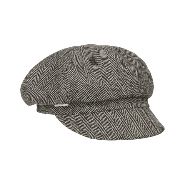 Palena Herringbone Newsboy Cap by Seeberger