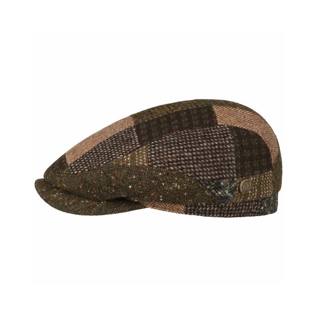 Patchwork Driver Flat Cap by Balmoral