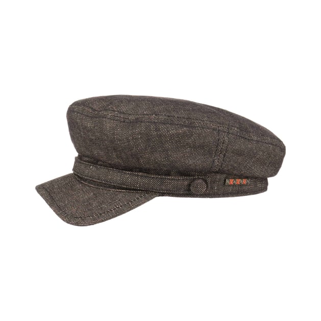 Peabody Denim Wool Cap by Stetson