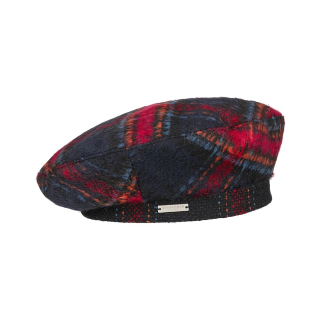 Piala Check Beret by Seeberger