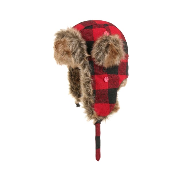 Plaid Trapper Hat by Lipodo
