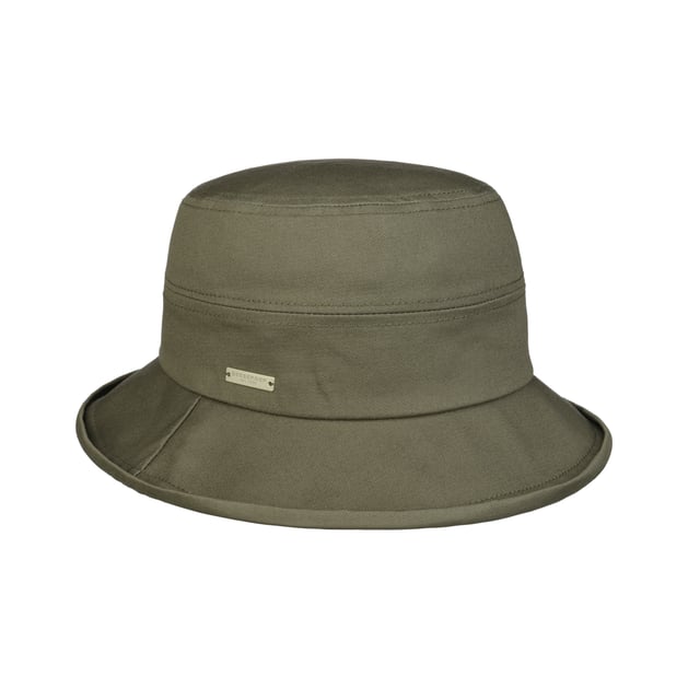 Plain Bucket Hat with UV Protection by Seeberger