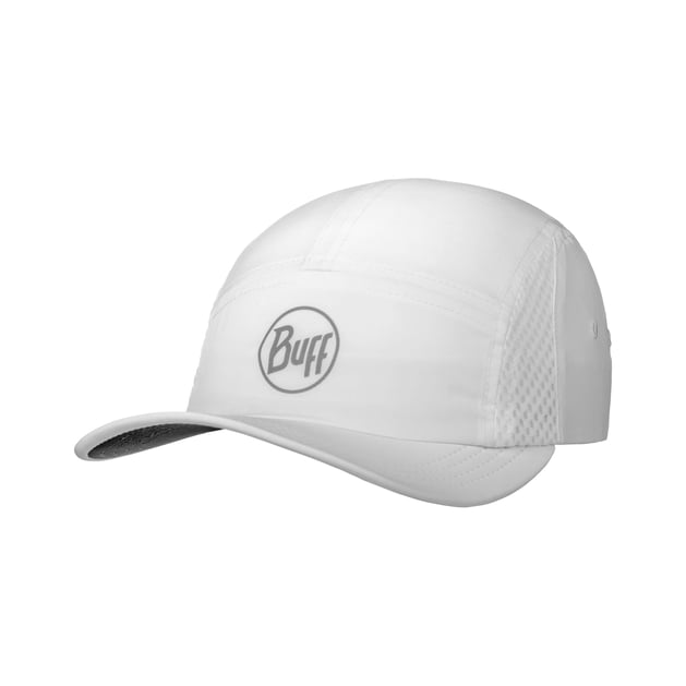 R-Solid White Run Cap by BUFF