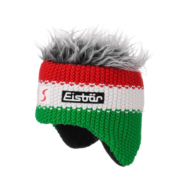 Red-Green Cocker Ski Hat by Eisb�r