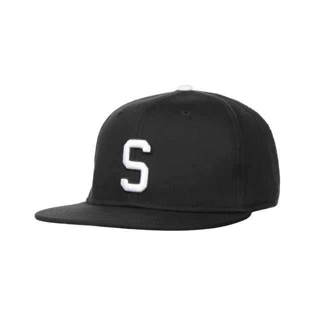 S Letter Snapback Cap