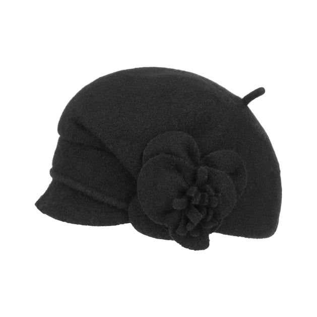 Salifa Milled Wool Hat with Flower by McBURN