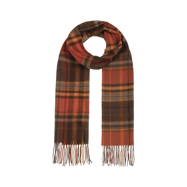 Scottish Tartan Wool Scarf by Roeckl