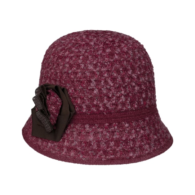 Side Flower Cloche Hat by Betmar