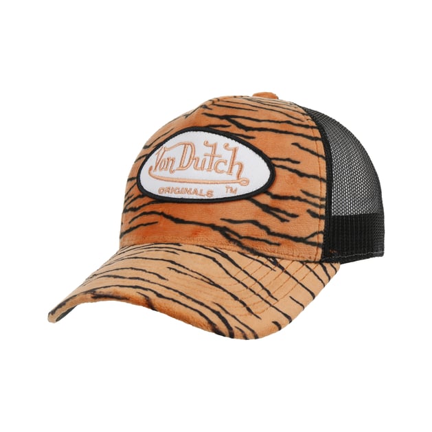Soft Animal Zebra Trucker Cap by Von Dutch