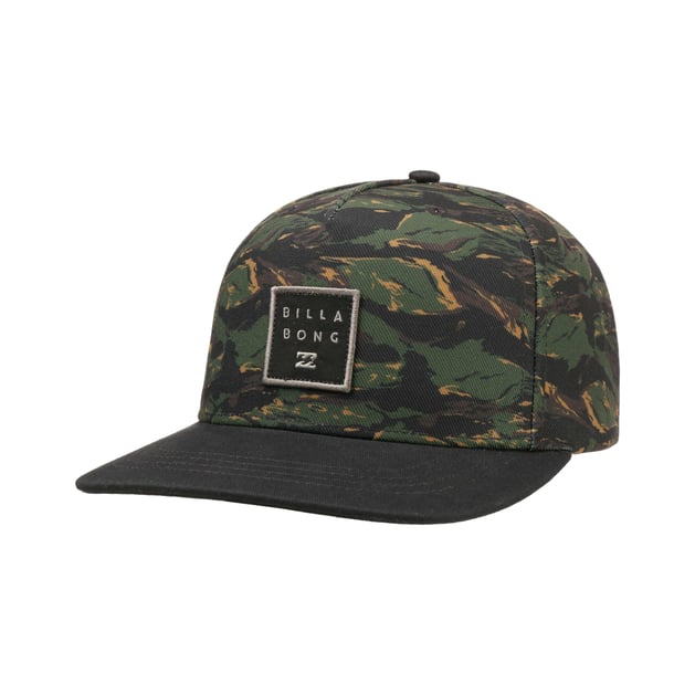 Stacked Camo Snapback Cap by Billabong