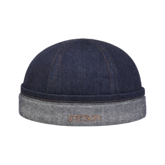 Sustainable Denim Skull Docker Hat by Stetson 99,00 €