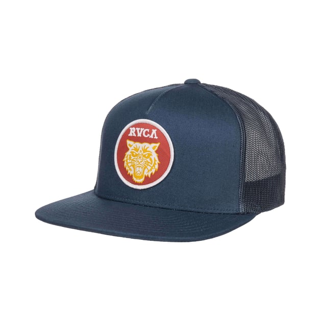 【Rosen Kreuz】MODBEA CAP Tiger Patch Trucker Cap by RVCA --> Shop Hats, Beanies & Caps