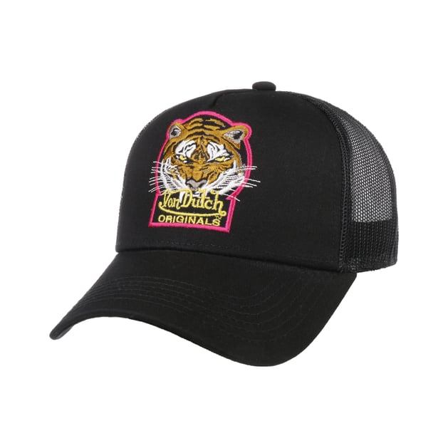 Tiger Patch Trucker Cap by Von Dutch