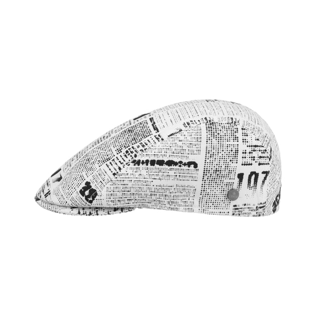 Twotone Newspaper Flat Cap by Lierys
